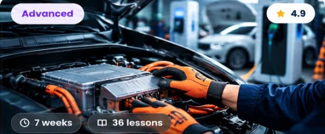 EV battery and high-voltage cabling